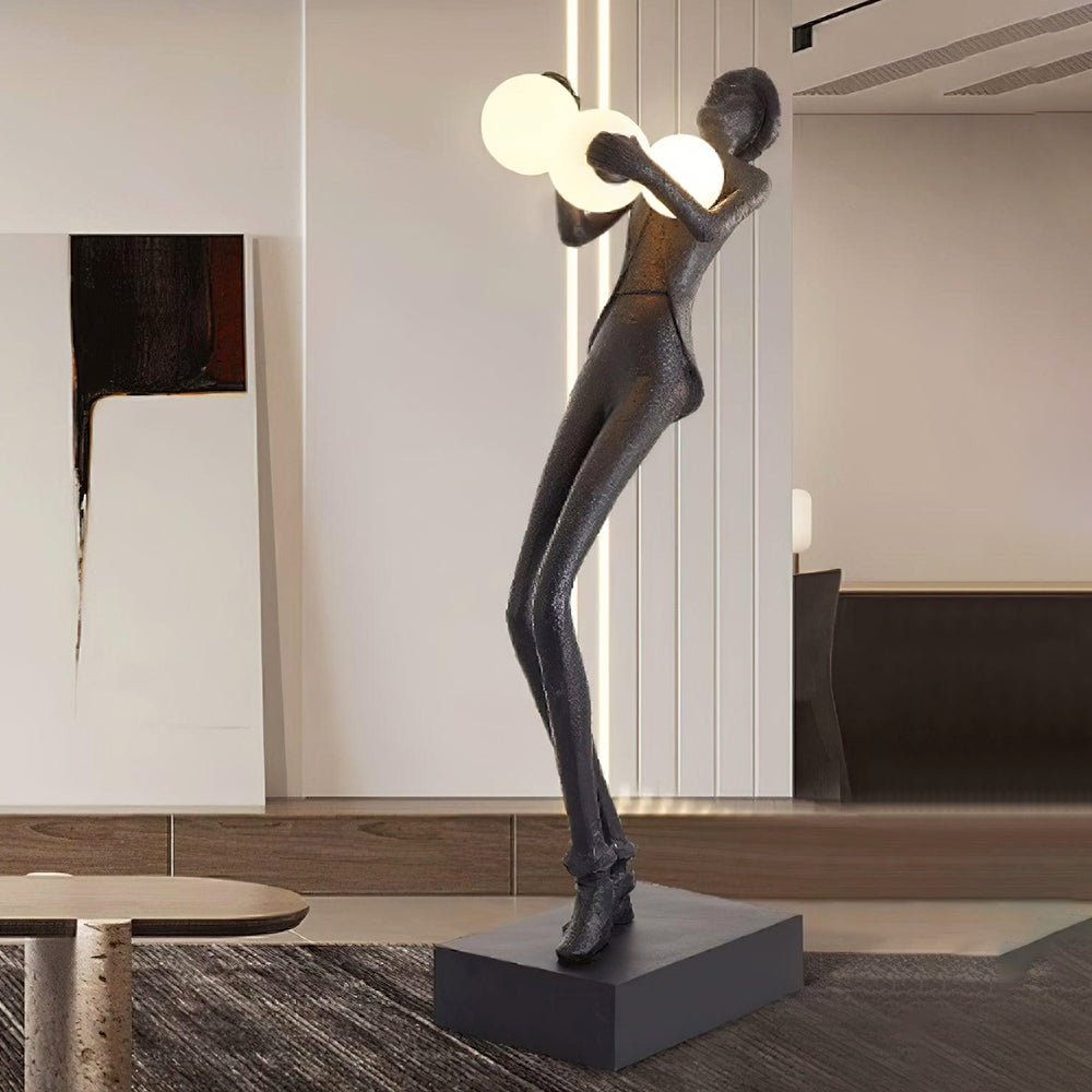 Evlirir Artistic Bronze Floor Lamp