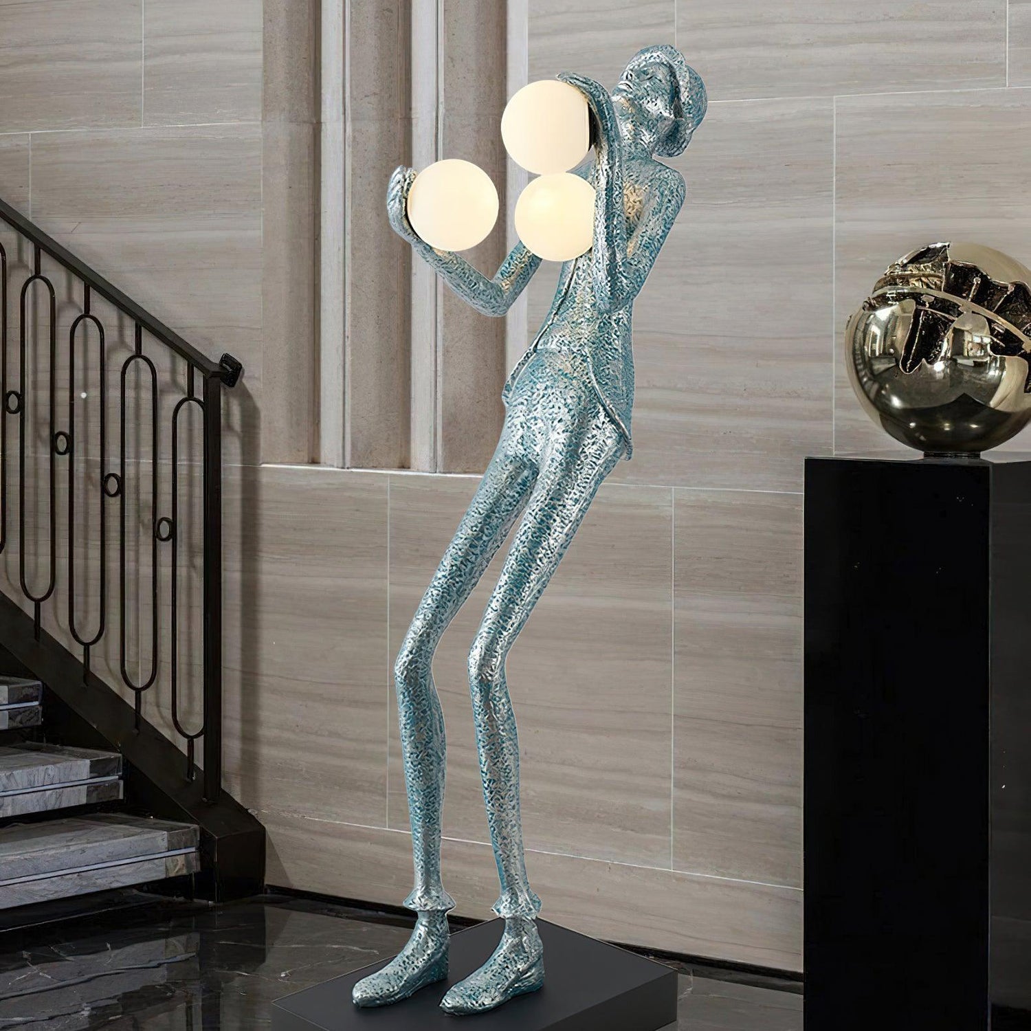 Evlirir Artistic Bronze Floor Lamp