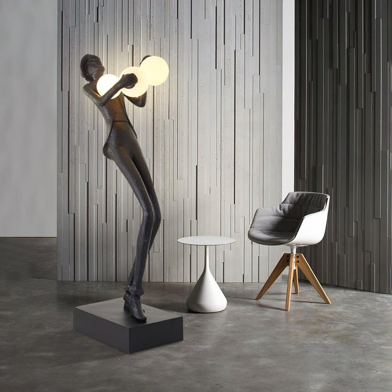 Evlirir Artistic Bronze Floor Lamp