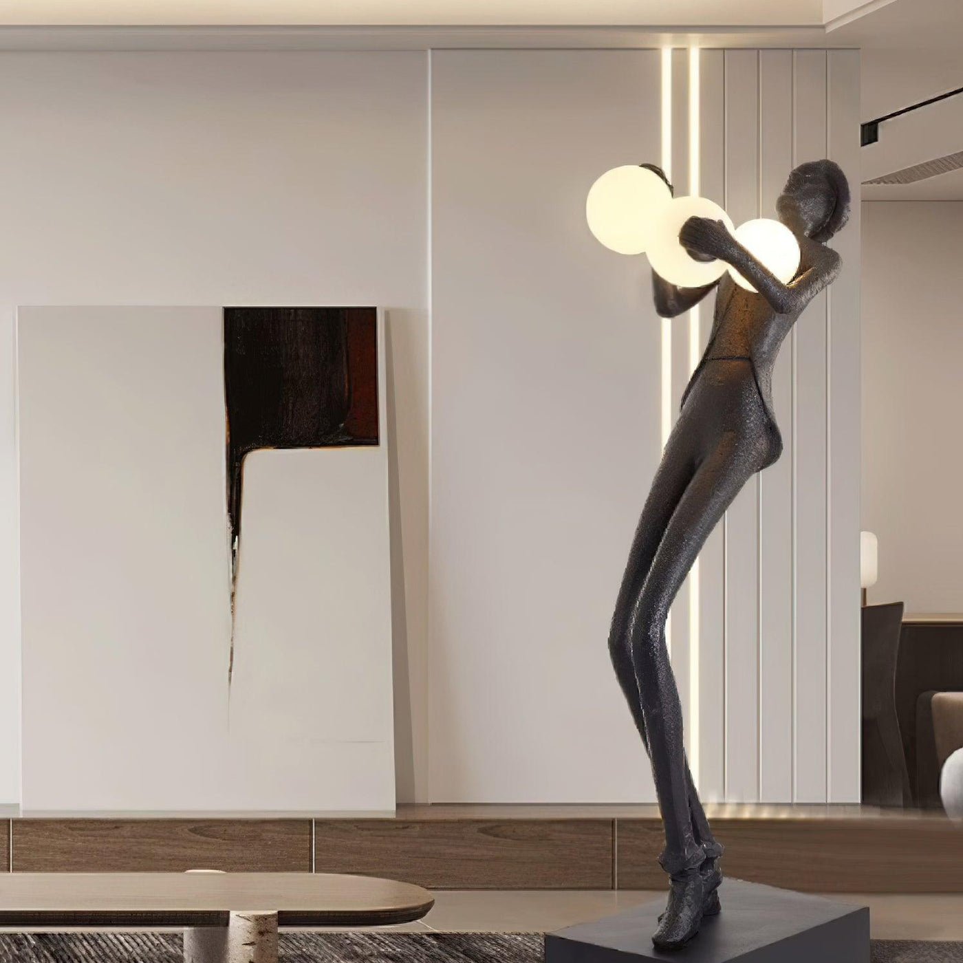 Evlirir Artistic Bronze Floor Lamp