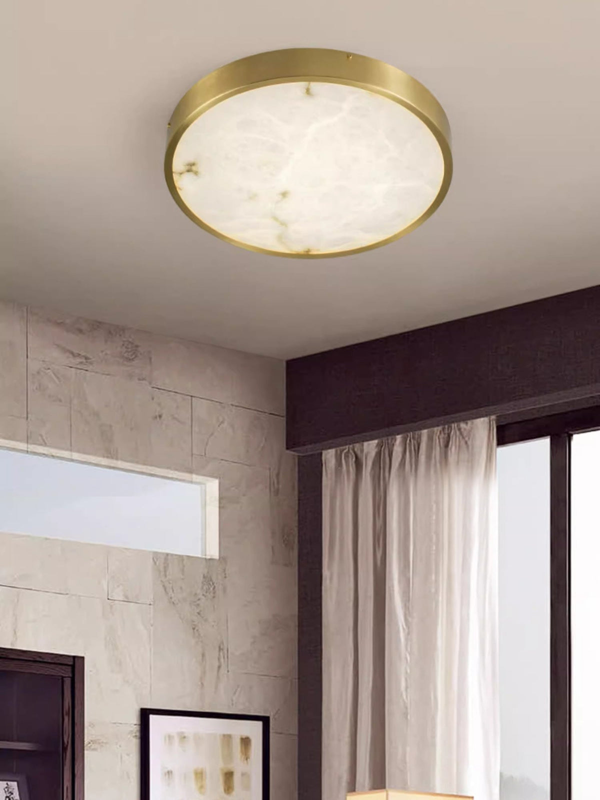 Nivaora Alabaster Ceiling Light