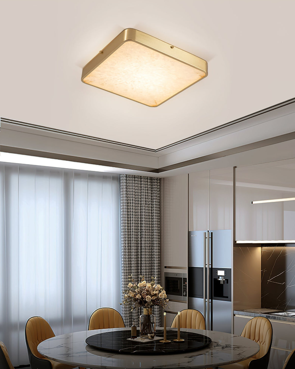 Nivaora Alabaster Ceiling Light