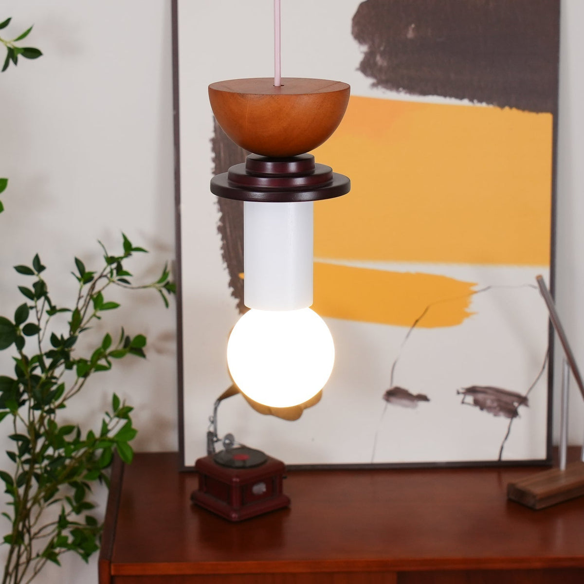 Gram Modern Wood Pendant Light