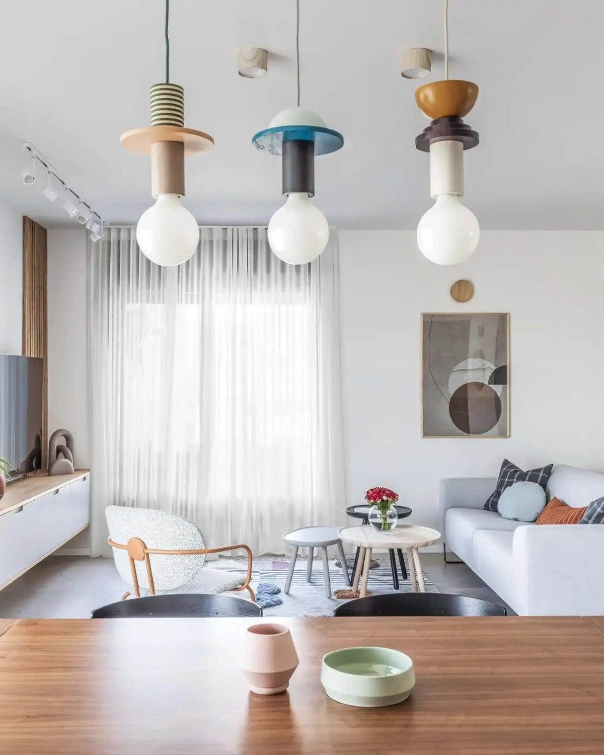 Gram Modern Wood Pendant Light