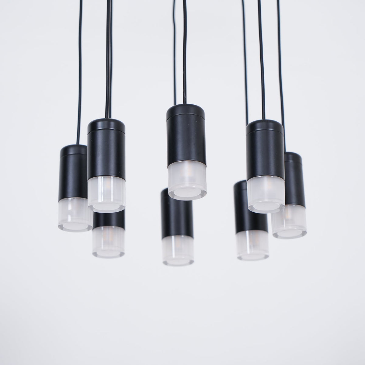 Elaalora Pendant Lamp Geometric Wire Black LED