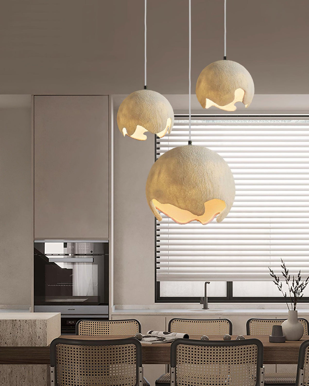 Patrick Wabi-Sabi Resin Pendant Light