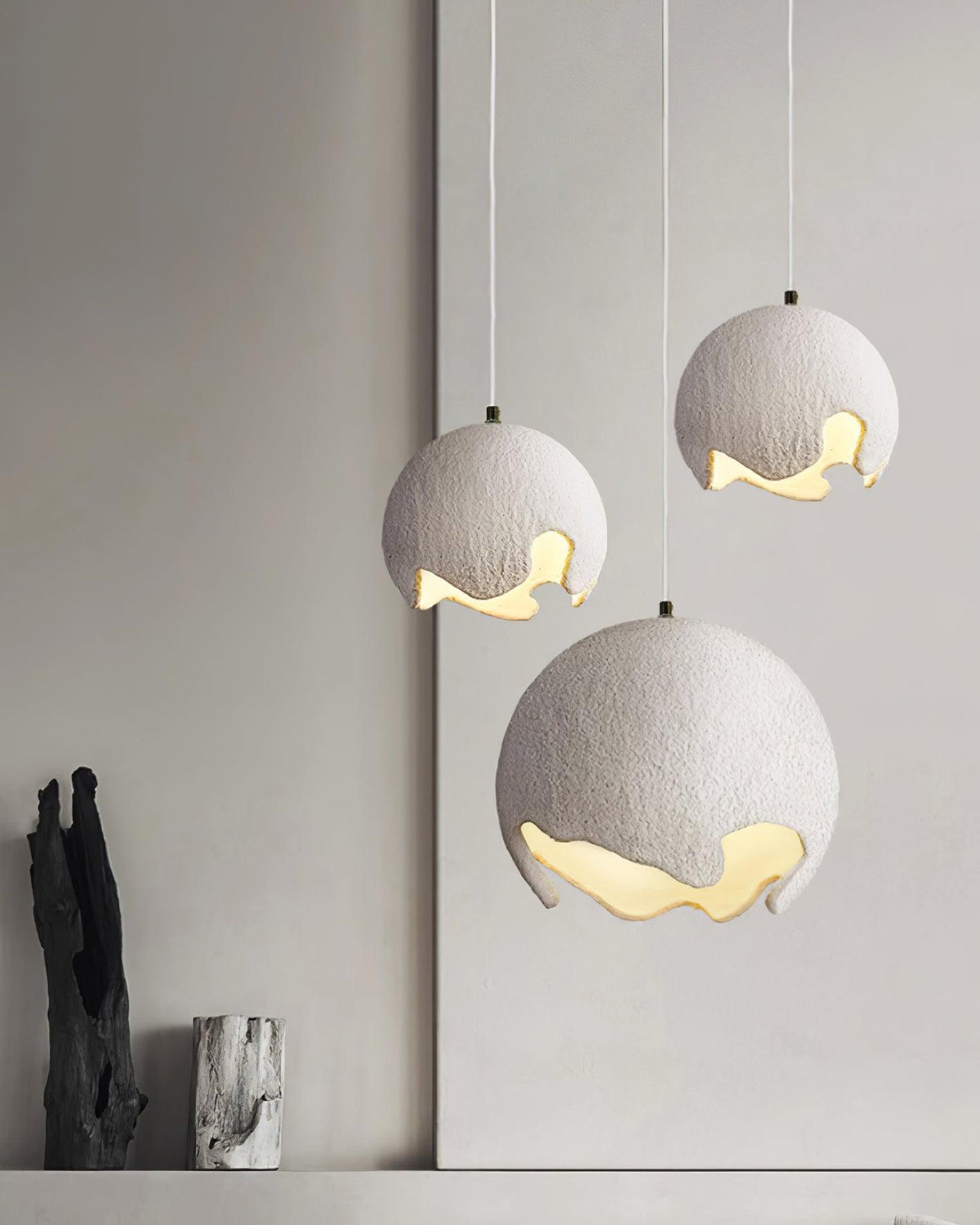 Patrick Wabi-Sabi Resin Pendant Light