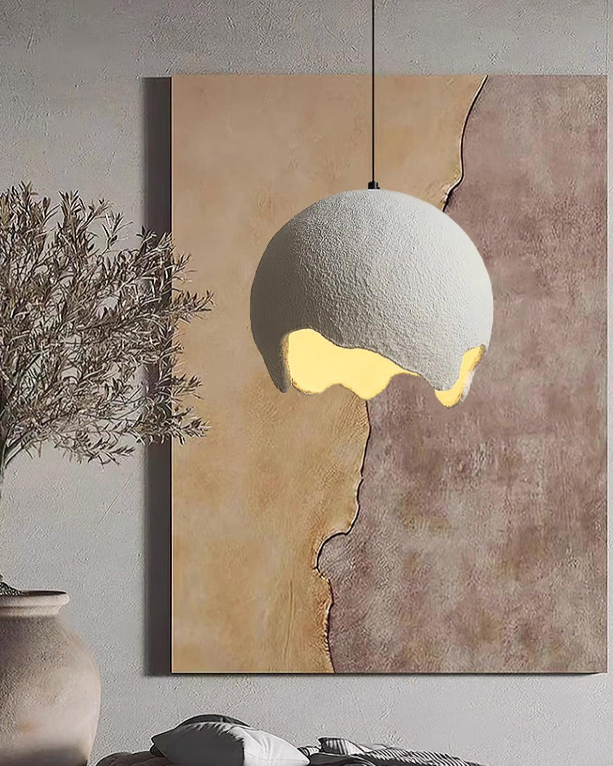 Patrick Wabi-Sabi Resin Pendant Light