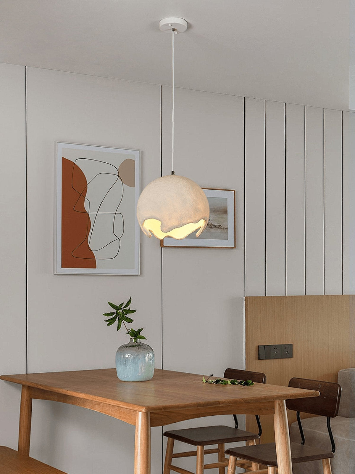 Patrick Wabi-Sabi Resin Pendant Light