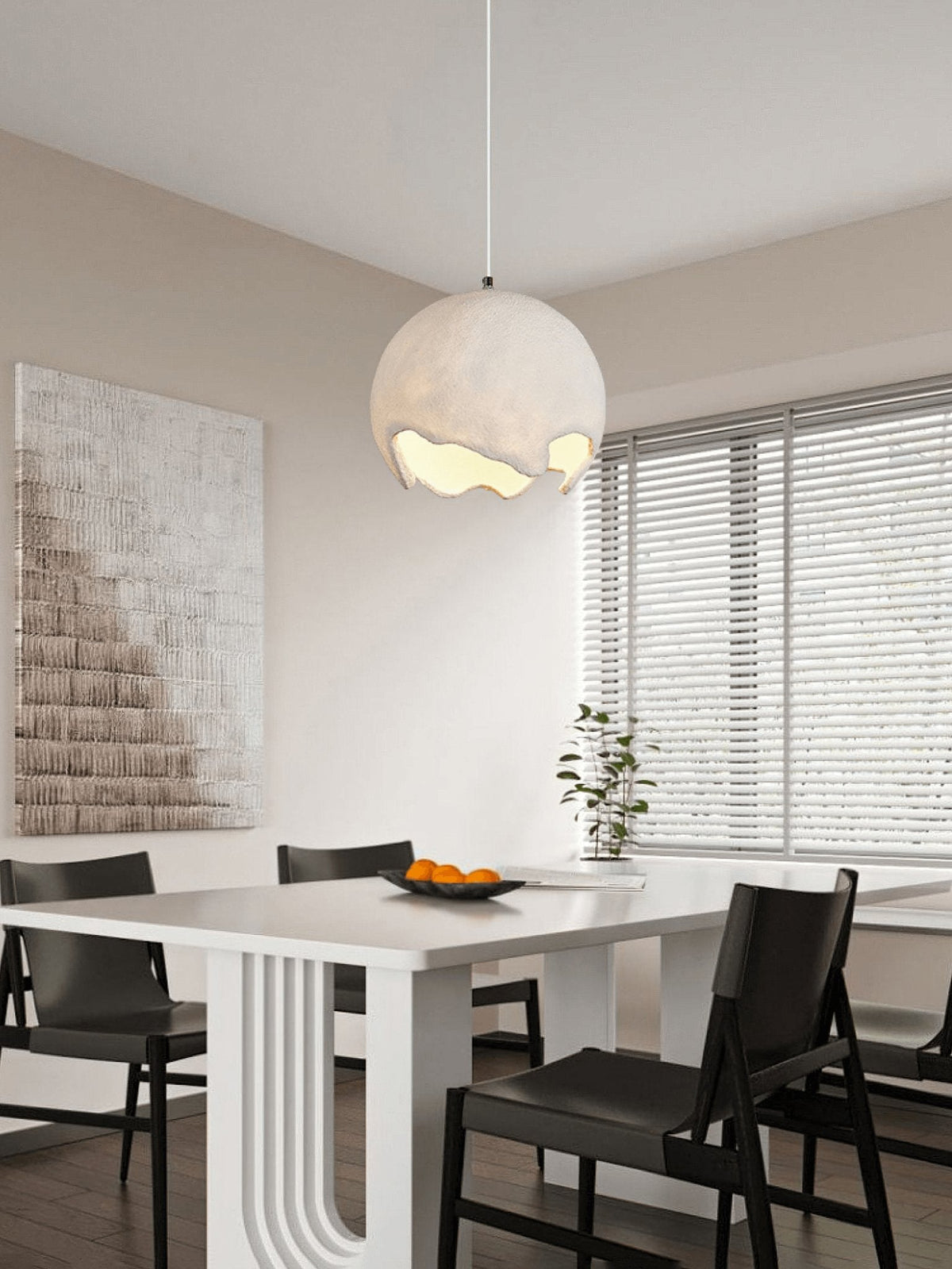 Patrick Wabi-Sabi Resin Pendant Light