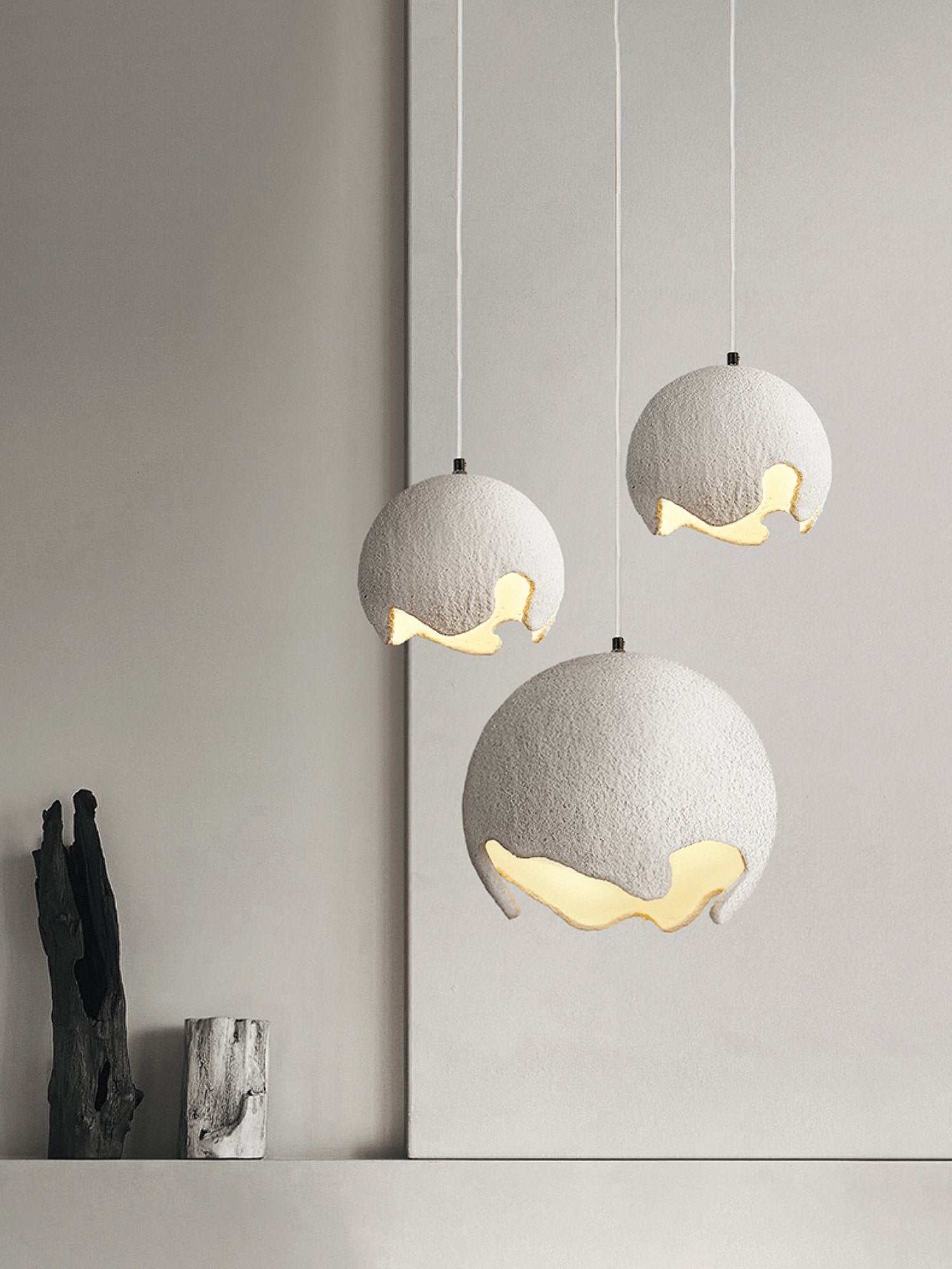 Patrick Wabi-Sabi Resin Pendant Light