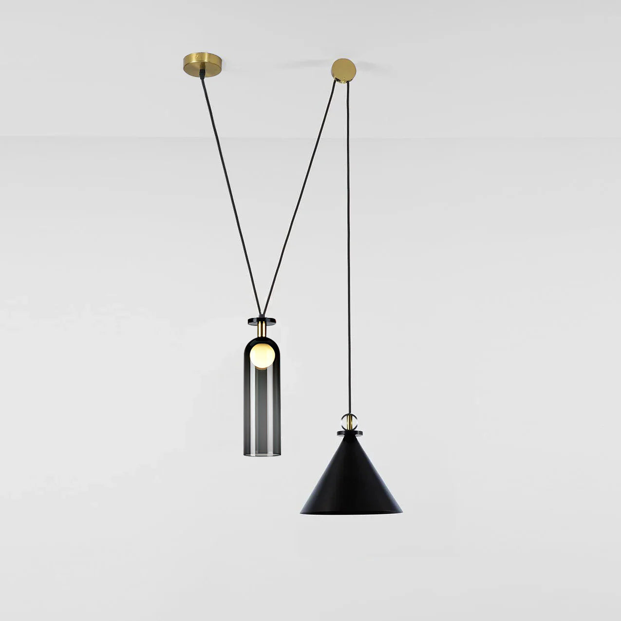 Covine Multi-Shape Adjustable Pendant Light - Neutral Decor