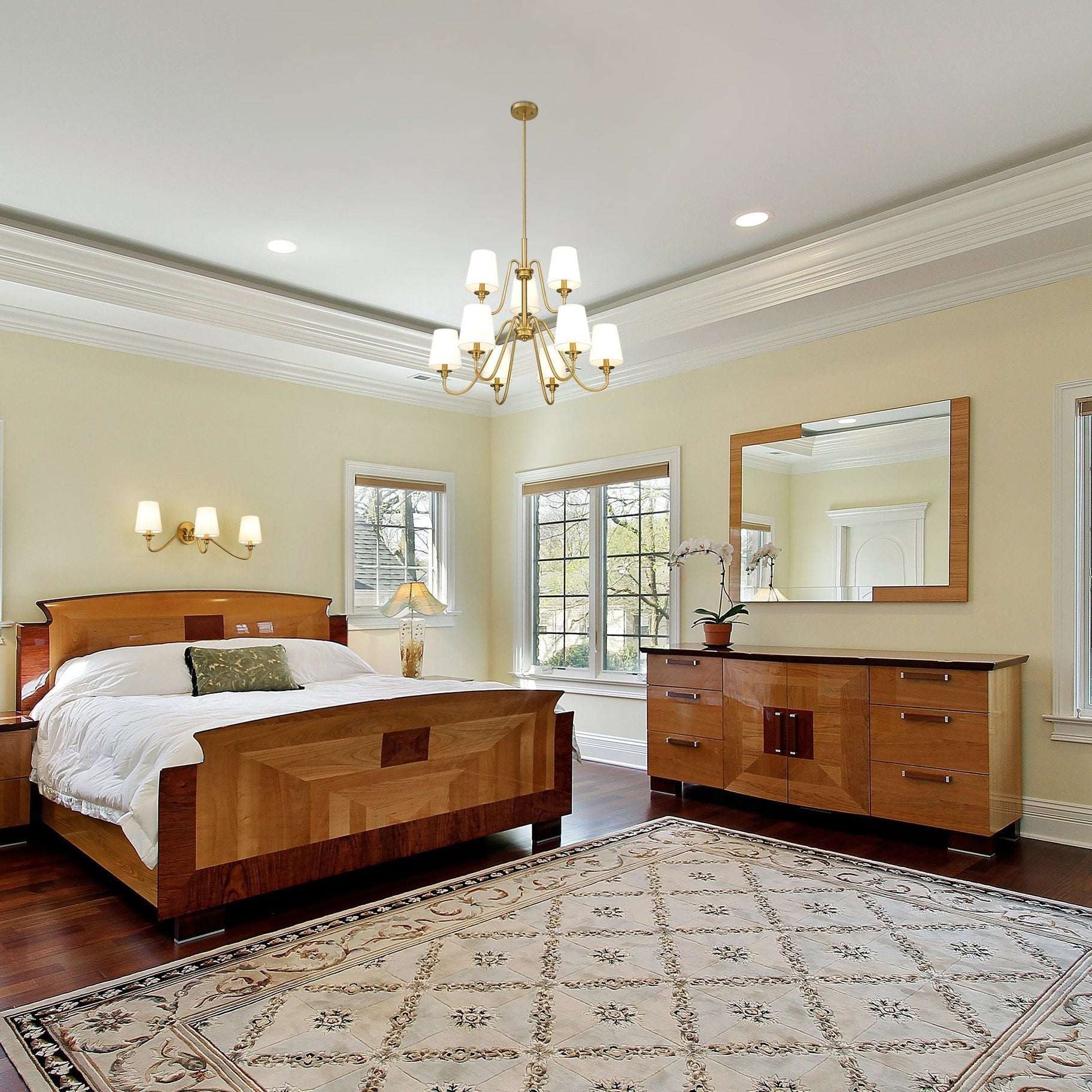 Auraena Brass Chandelier