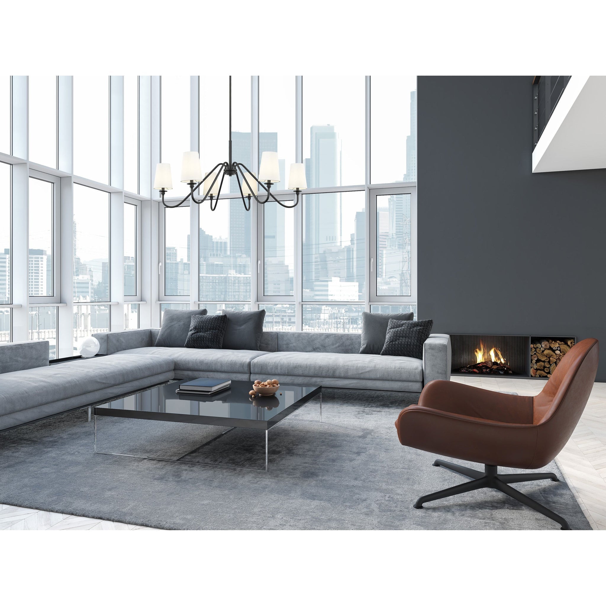 Auraena Brass Chandelier