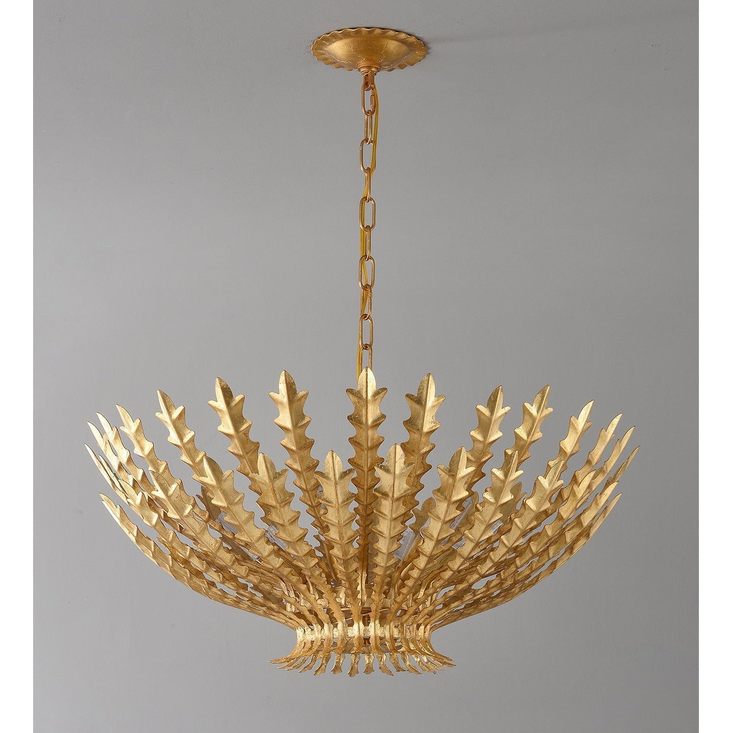 Lumuira Luxurious Gilded Acanthus Chandelier