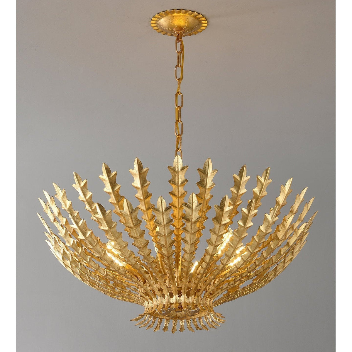 Lumuira Luxurious Gilded Acanthus Chandelier