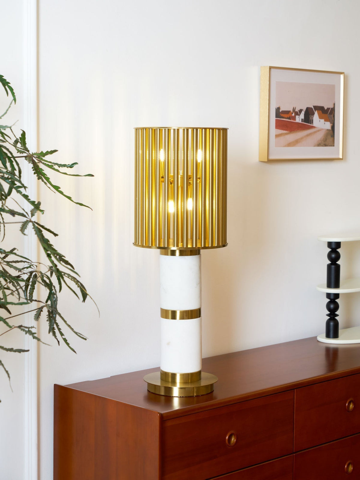Elios Gilded Cage Table Lamp
