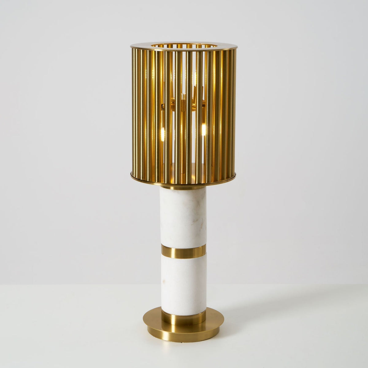 Elios Gilded Cage Table Lamp