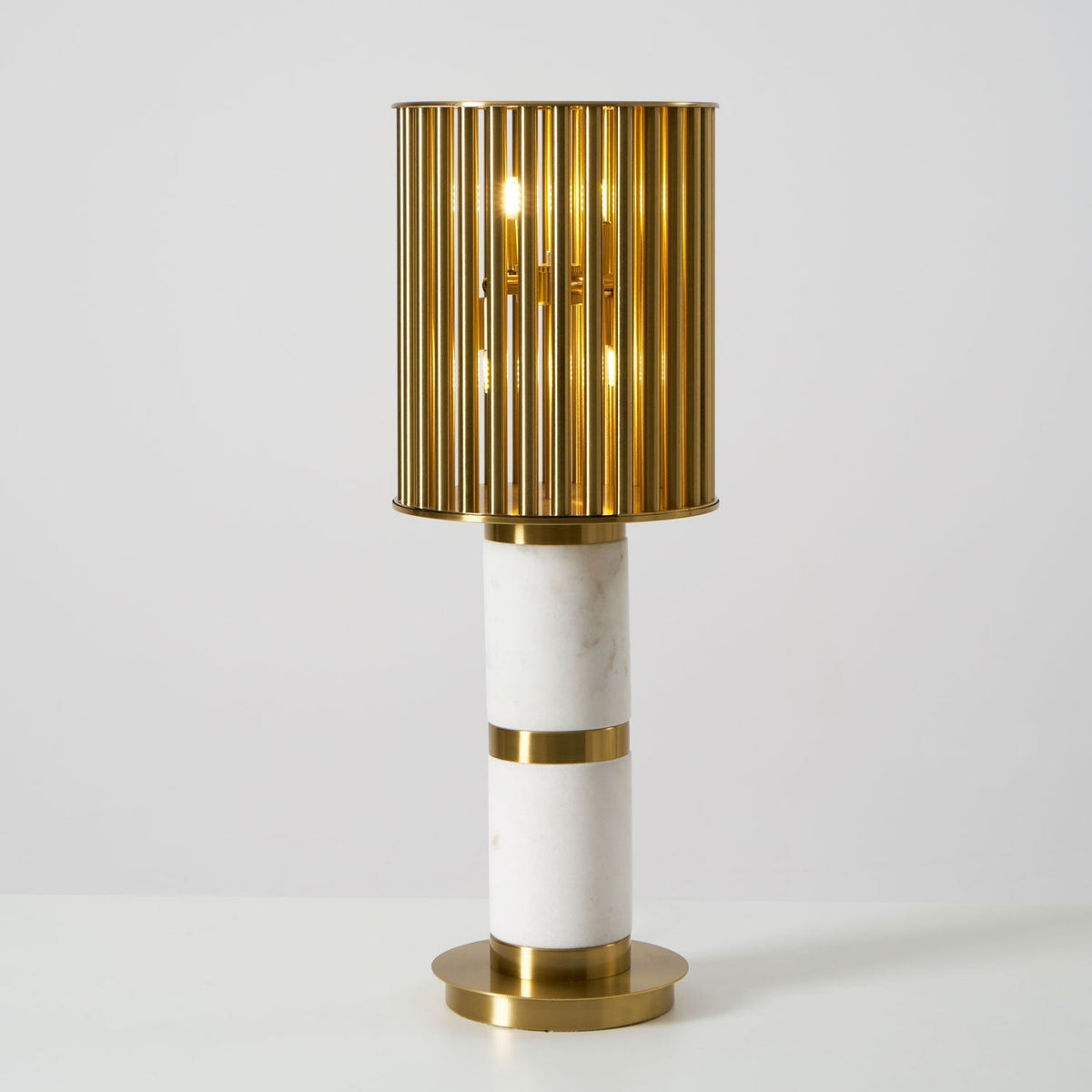 Elios Gilded Cage Table Lamp