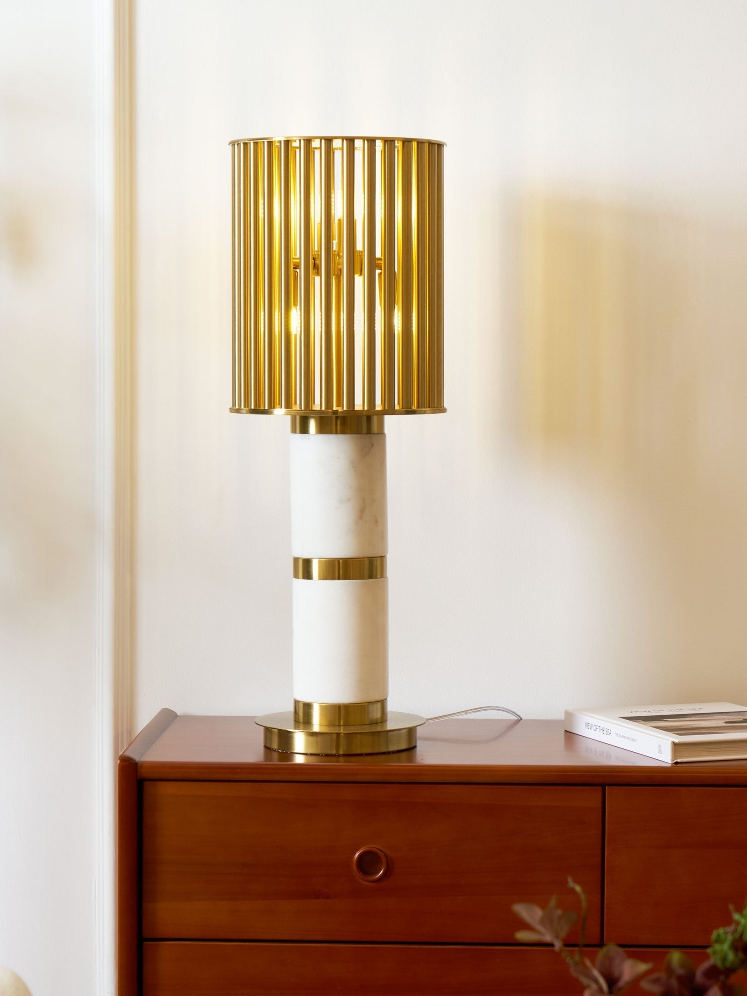 Elios Gilded Cage Table Lamp
