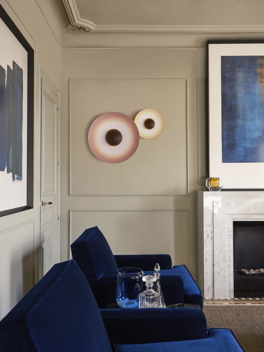 Ginger Modern Minimalist Round Wall Lamp
