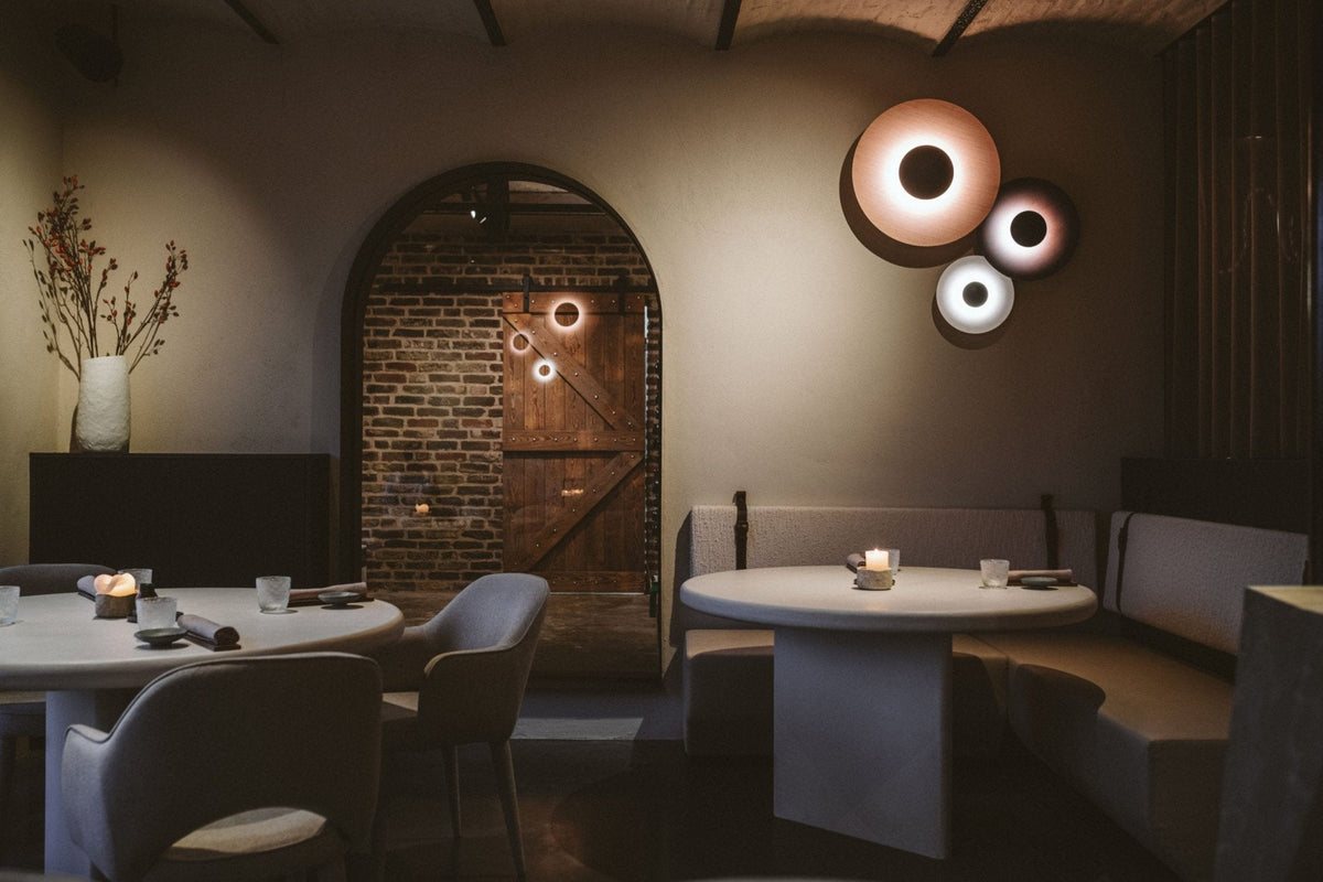 Ginger Modern Minimalist Round Wall Lamp