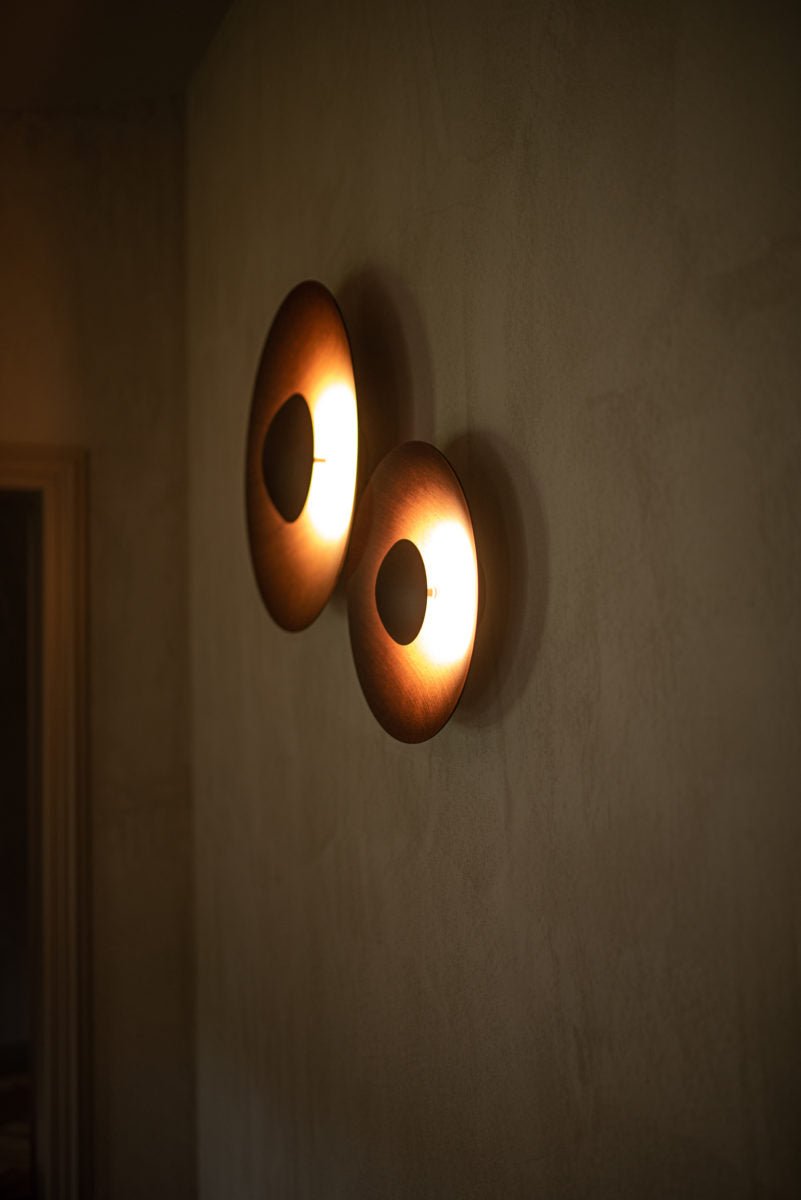 Ginger Modern Minimalist Round Wall Lamp