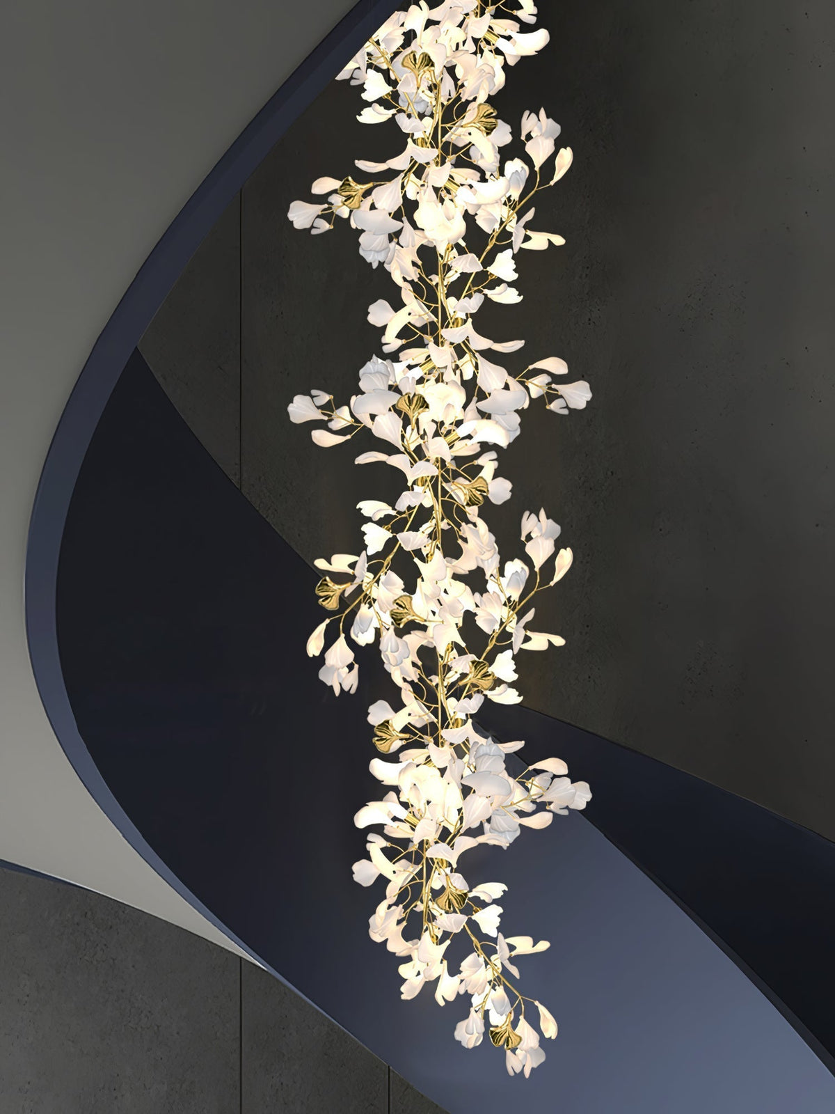 Eurzoris Gingko Leaf Chandelier