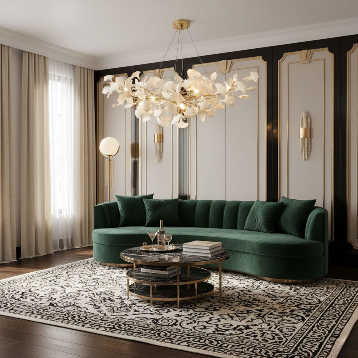 Fioraford Bloom Gingko Chandelier