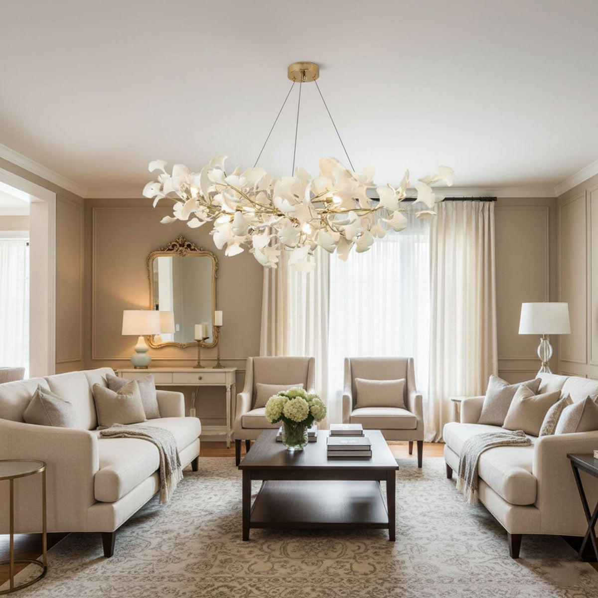 Fioraford Bloom Gingko Chandelier