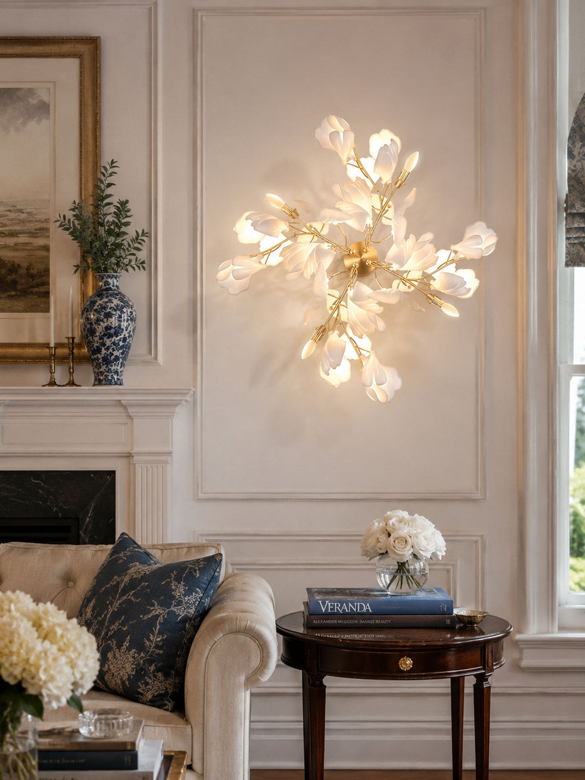 Ardenstone Gingko Flowers Indoor Wall Light
