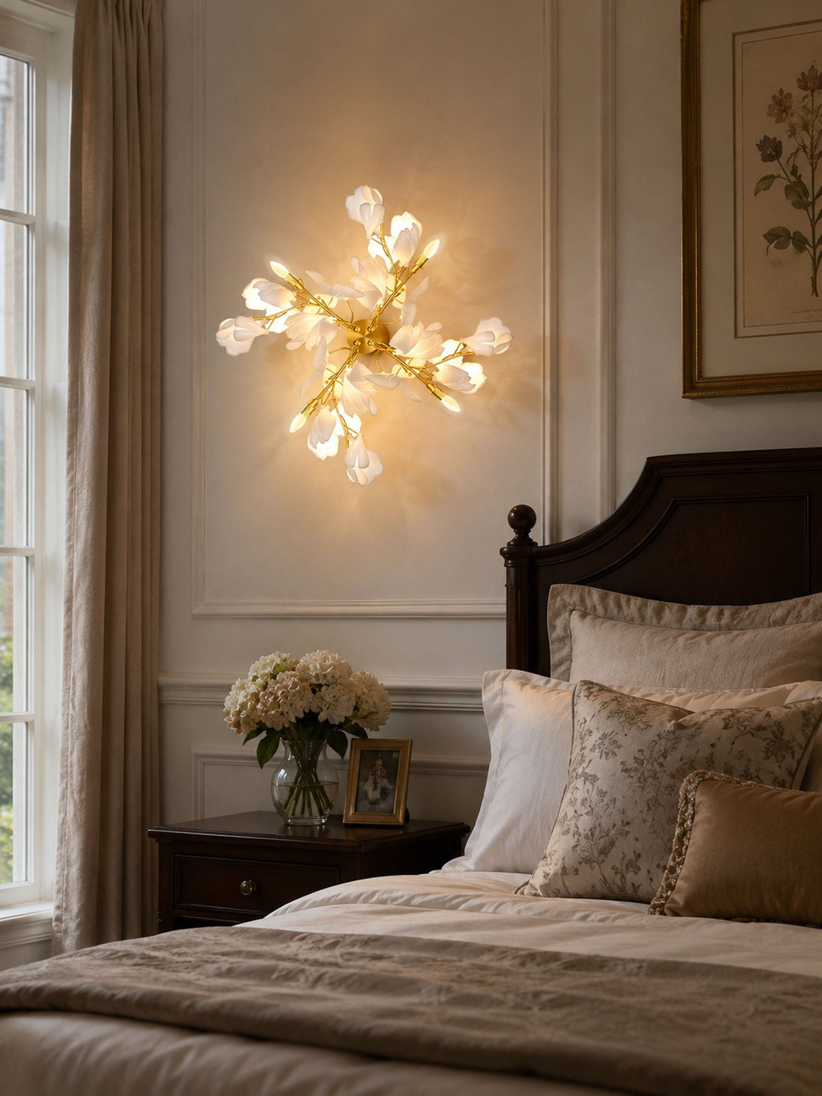 Ardenstone Gingko Flowers Indoor Wall Light