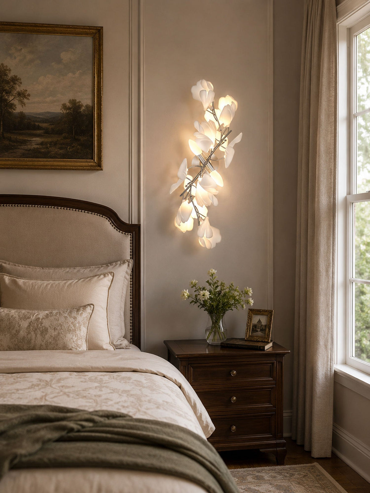Ardenstone Gingko Flowers Indoor Wall Light