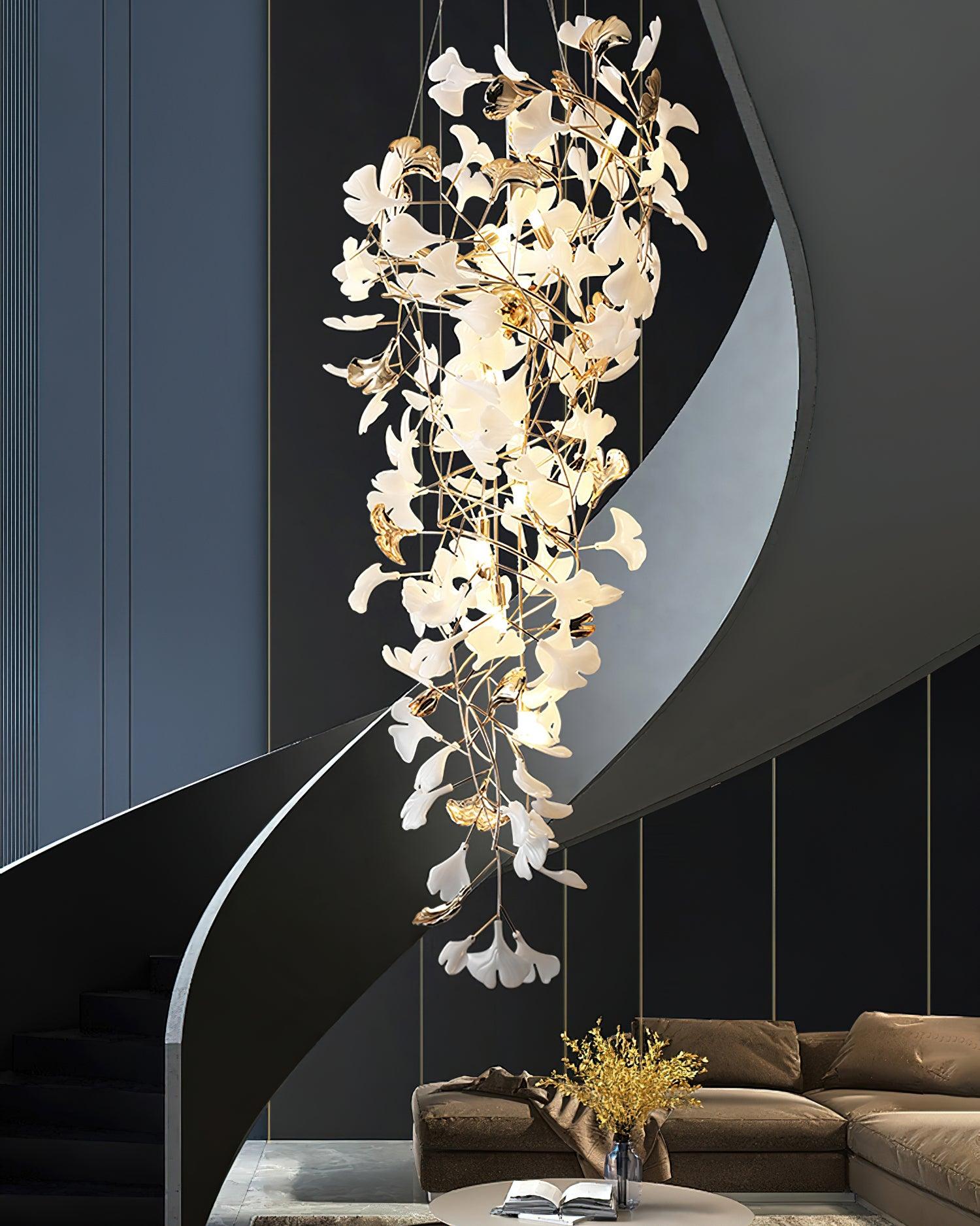 Claire Luxury Gingko Chandelier