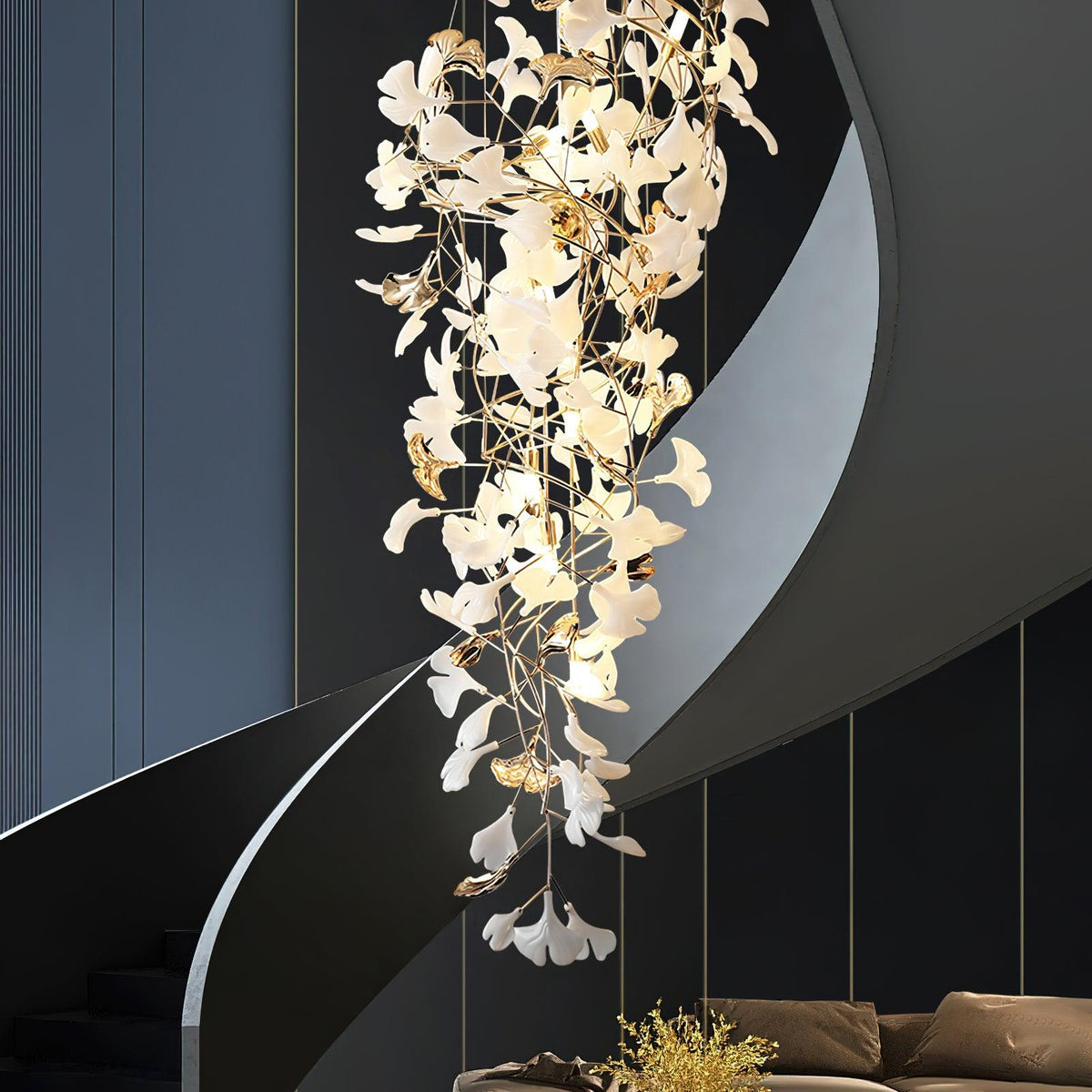 Claire Luxury Gingko Chandelier