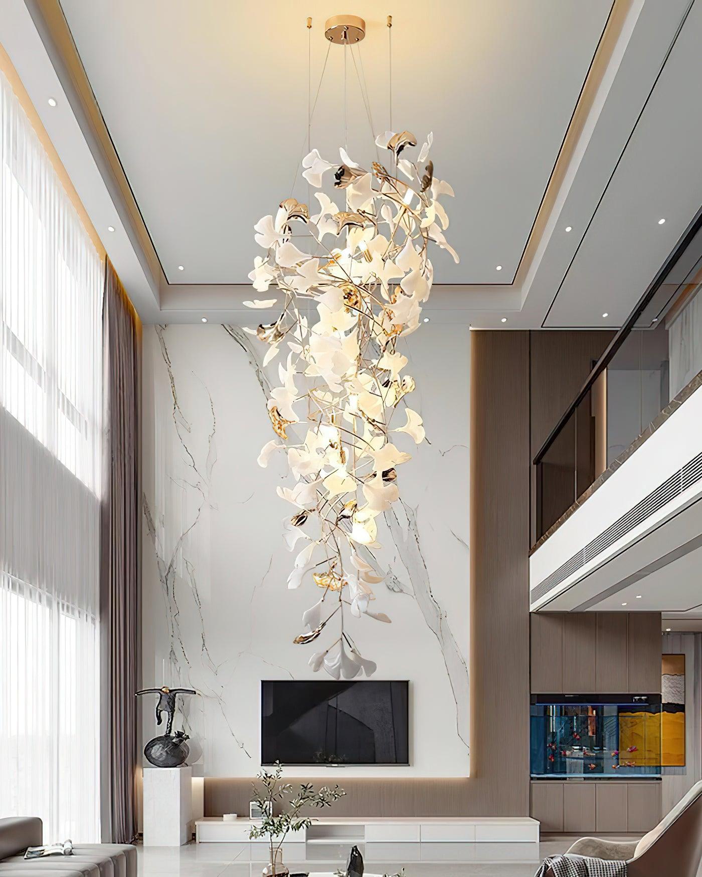 Claire Luxury Gingko Chandelier