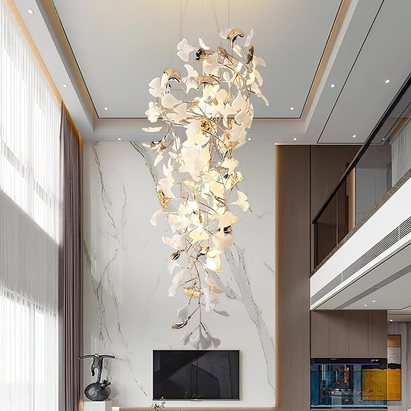Claire Luxury Gingko Chandelier