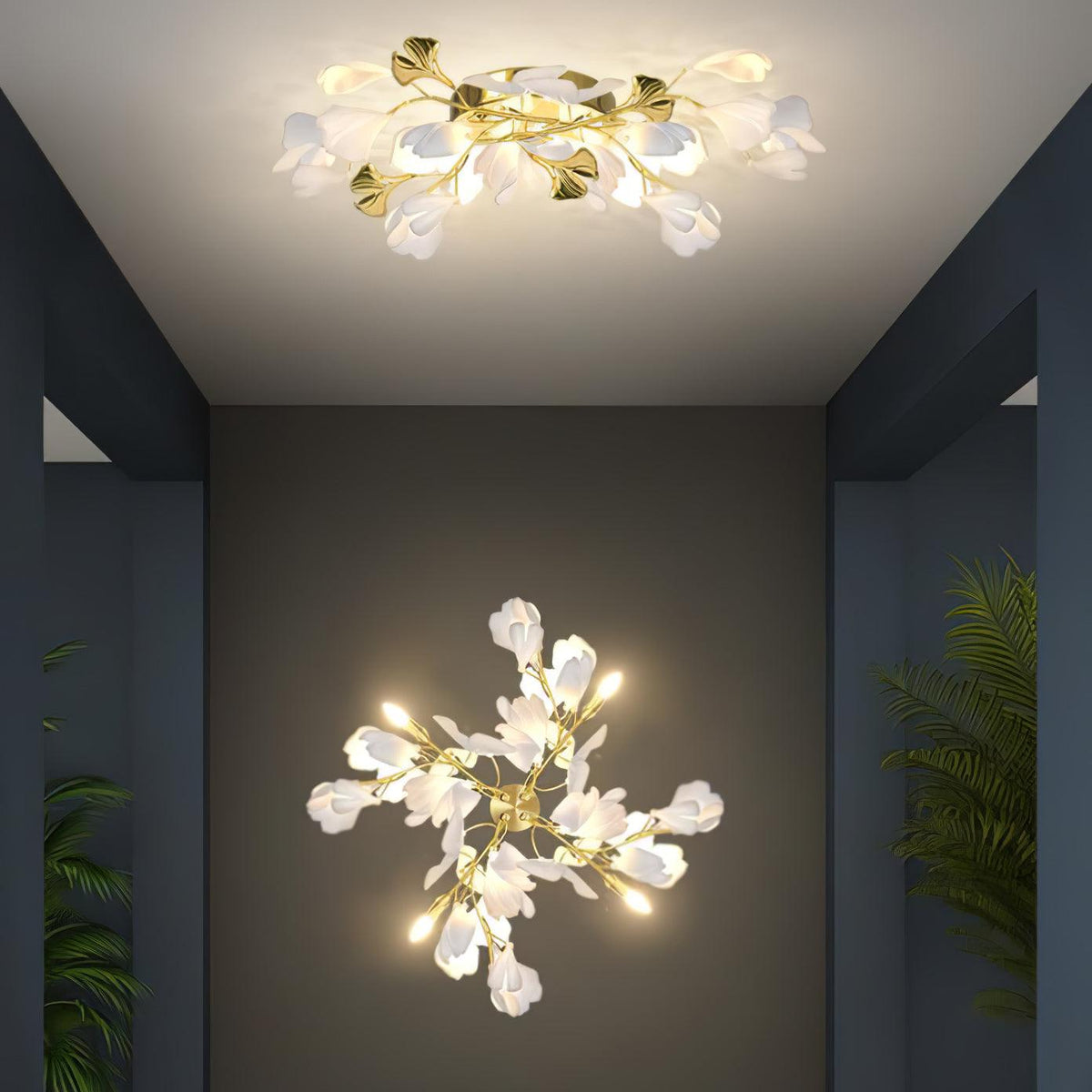 Ardenstone Gingko Flowers Indoor Wall Light