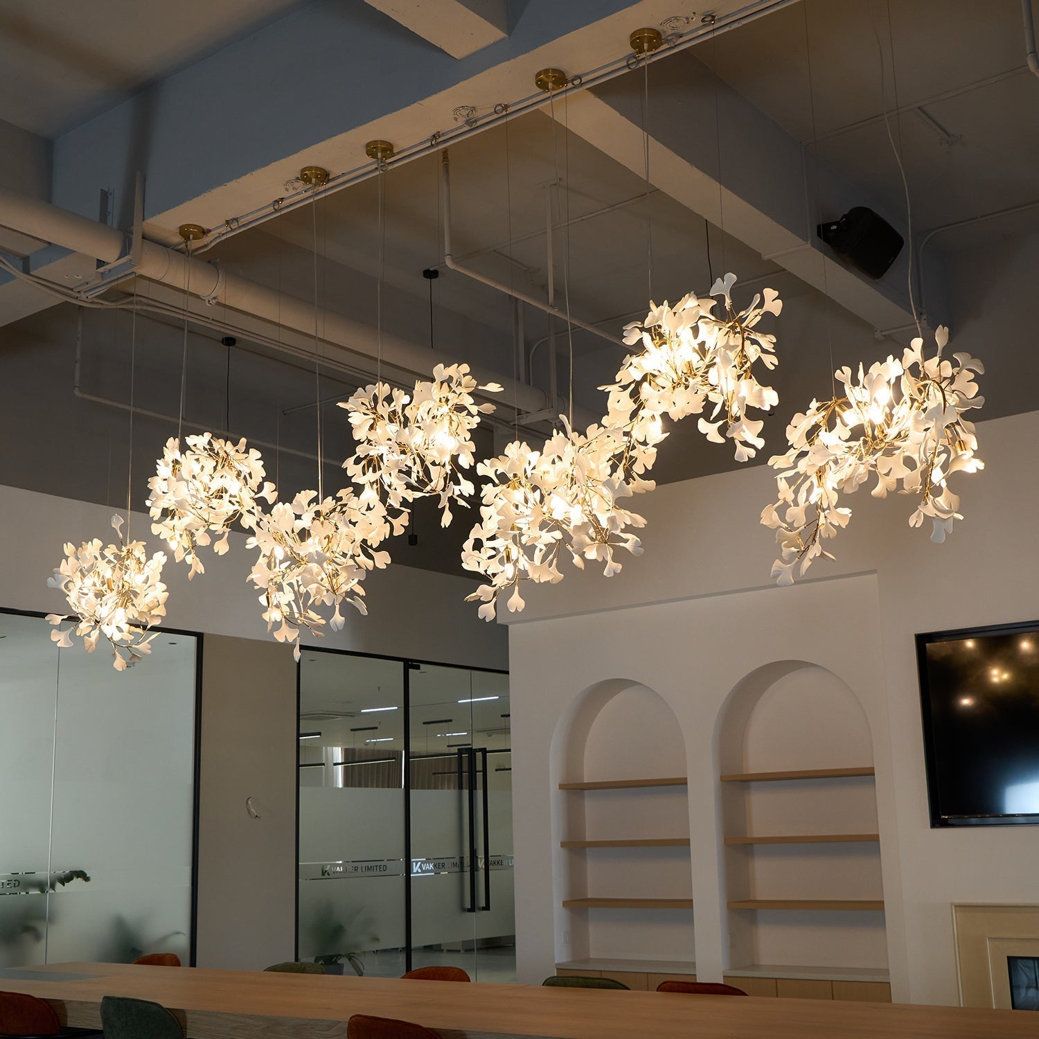 Ginkgo Cluster Chandelier