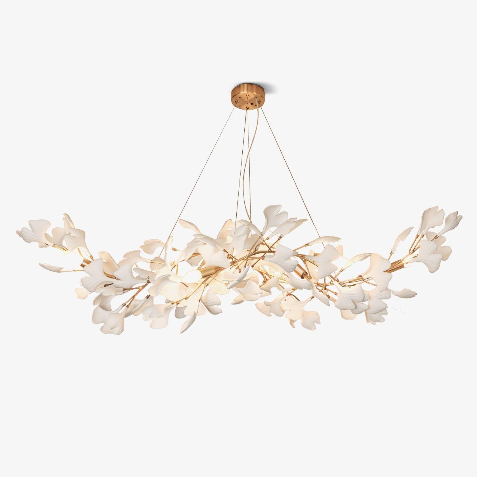 Vashayra Floral Capiz Shell Chandelier