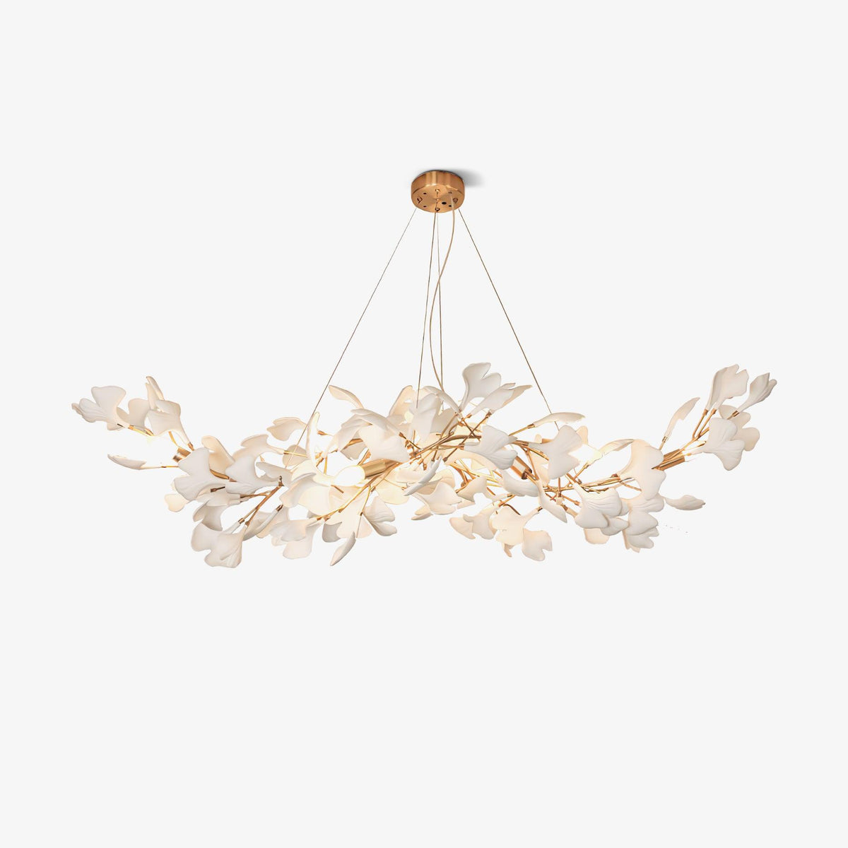 Vashayra Floral Capiz Shell Chandelier