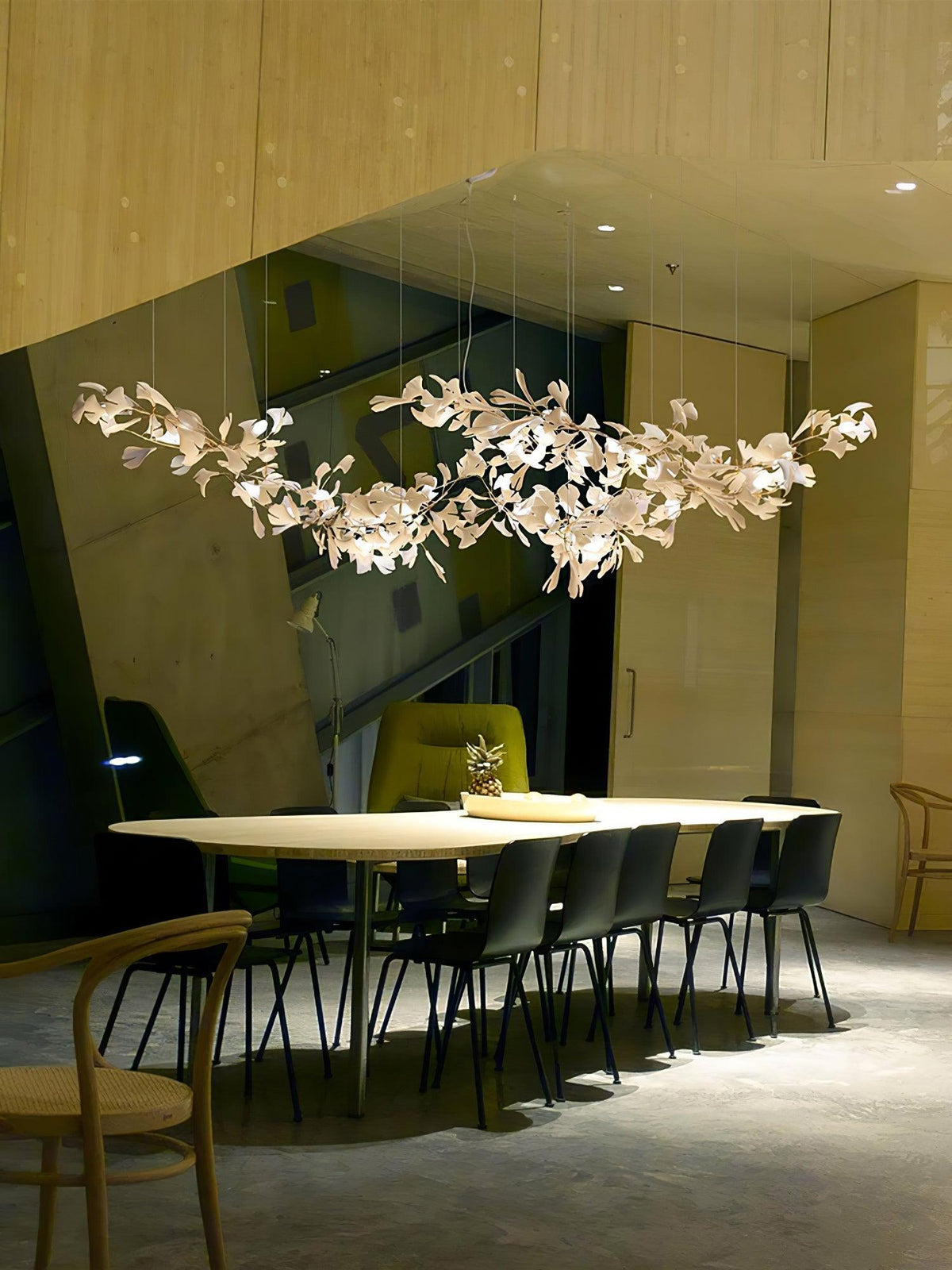 Vashayra Floral Capiz Shell Chandelier