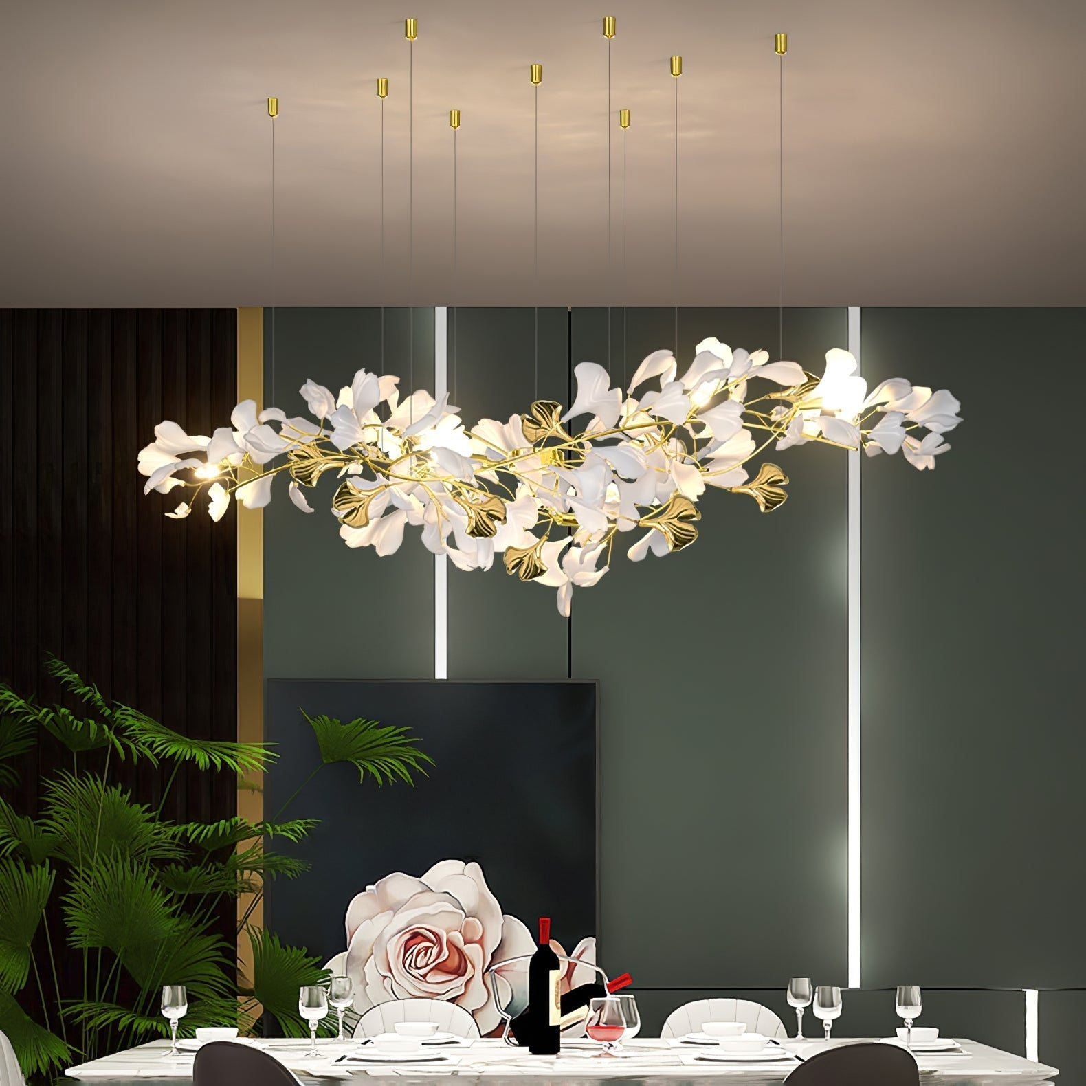 Calaena Gingko Chandelier