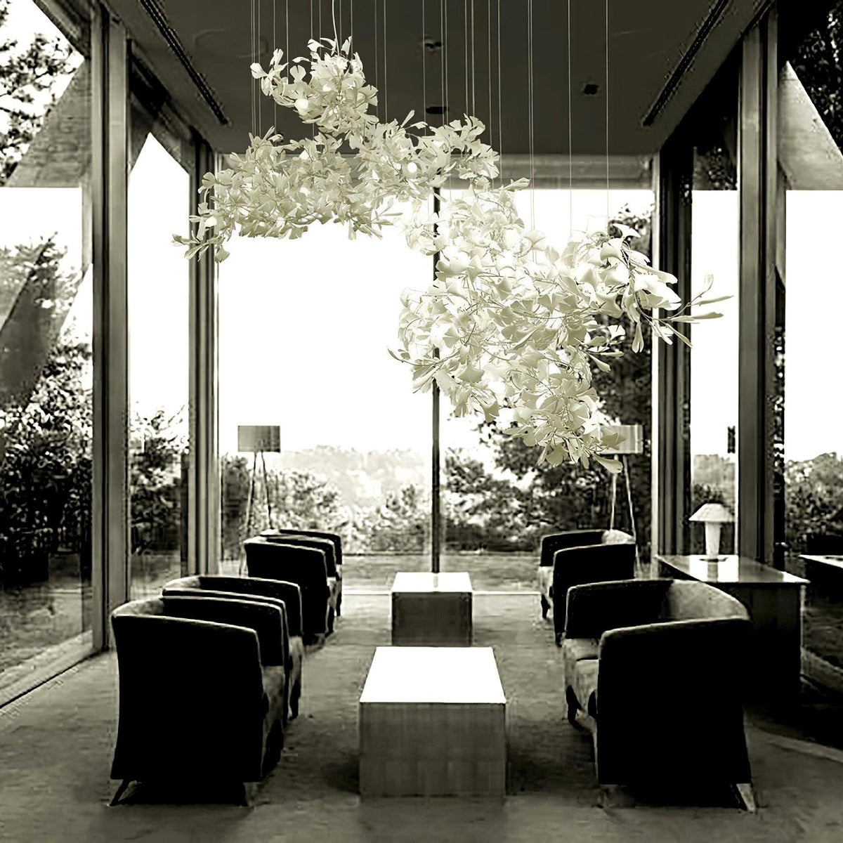 Ginkgo Cluster Chandelier