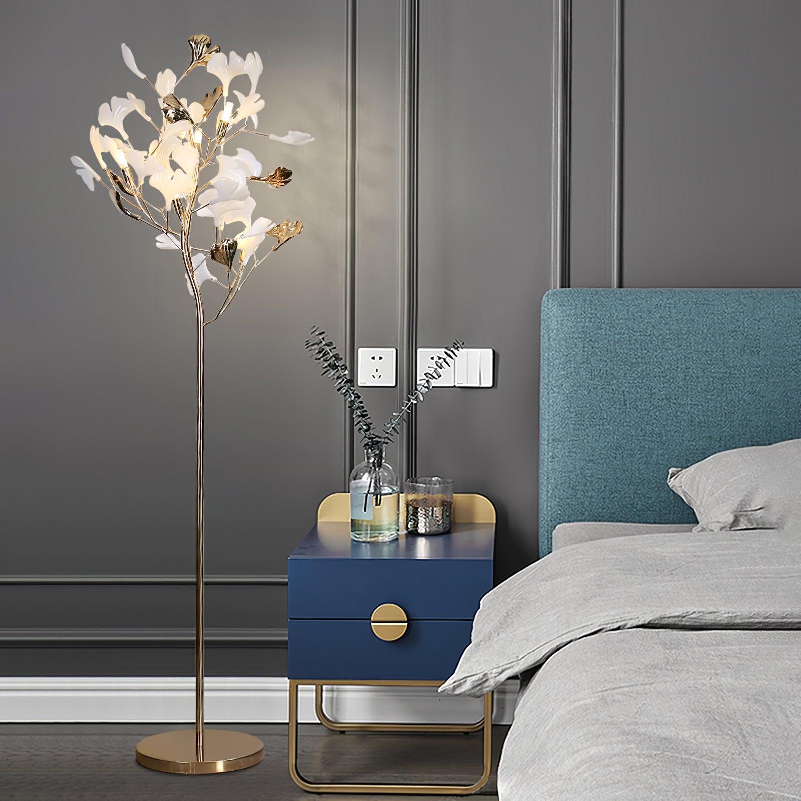 Anoren Luxury Floral Floor Lamp
