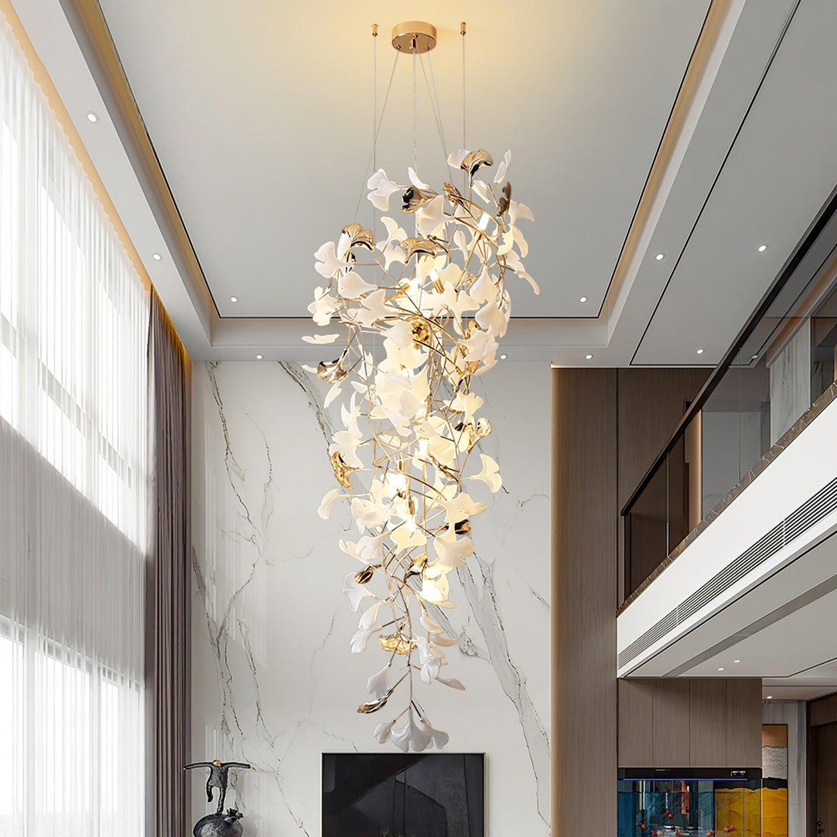 Claire Luxury Gingko Chandelier