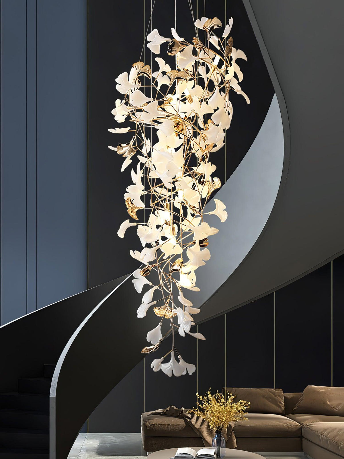 Claire Luxury Gingko Chandelier