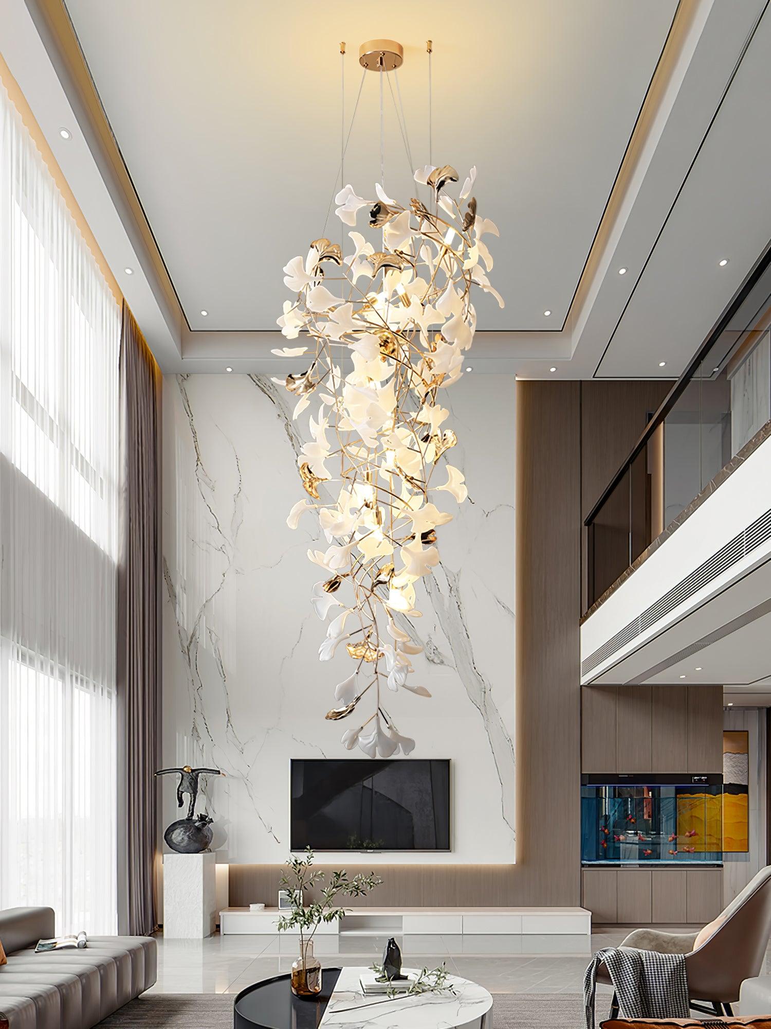 Claire Luxury Gingko Chandelier
