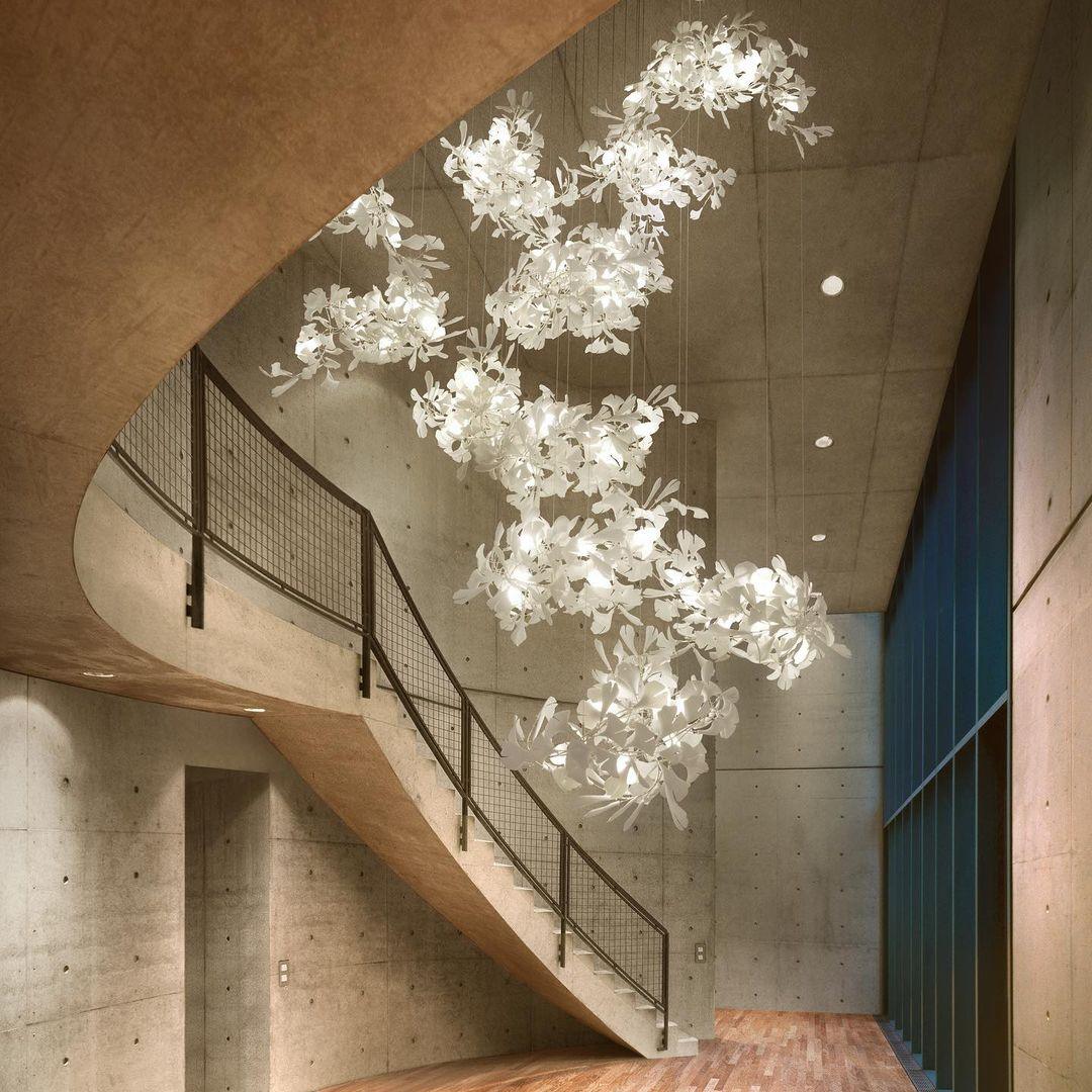 Cerivissa Gingko Ceramic Combination Chandelier