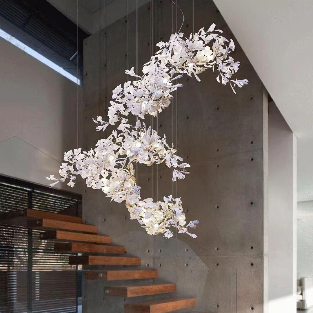 Cerivissa Gingko Ceramic Combination Chandelier